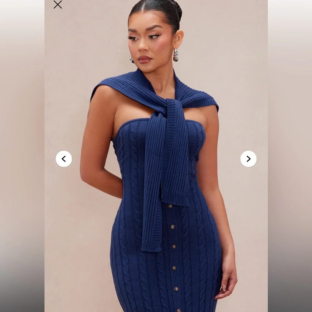 Sweater Maxi Dress - Picture 2 of 6